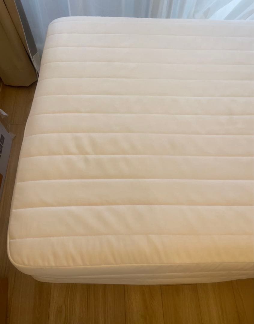 無印良品　脚付マットレス　ポケットコイル　（洗えるカバー　組み立て仕様）