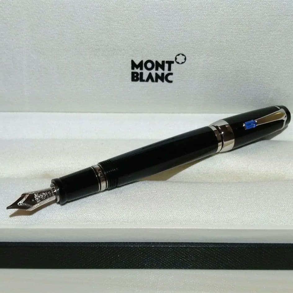 モンブラン Montblanc ボエム 万年筆 ブルー 14K 新品 25130