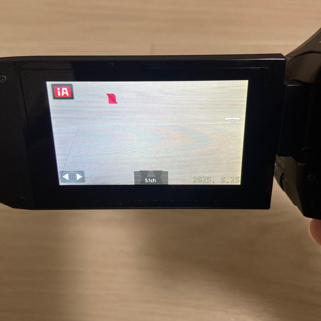 【美品】Panasonic VX992MS 4Kビデオカメラ 互換バッテリー付き