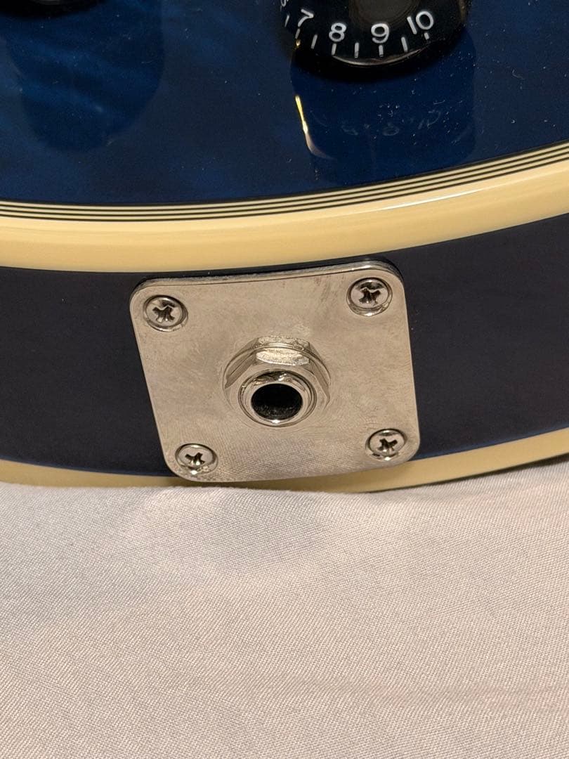 ギター Epiphone LesPaul Custom Quilt Viper Blue