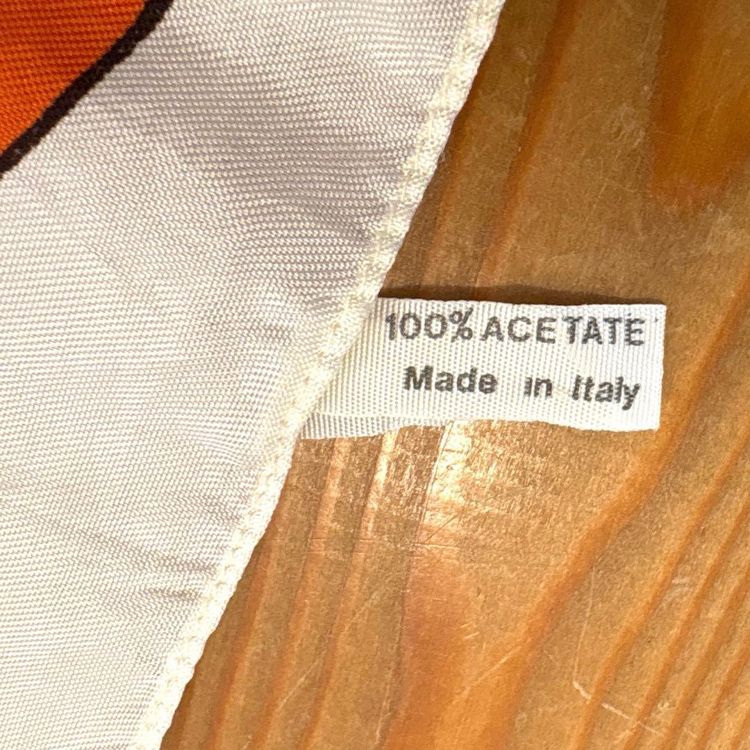 1969年　セブンアップ　ピーターマックス　スカーフ　バタフライ