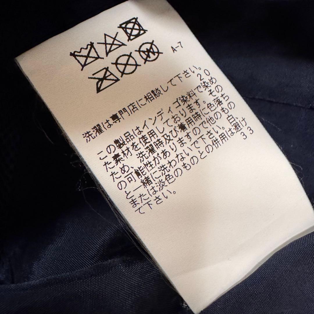 BLUE BLUE ブルーブルー シープレザーインディゴ ライダース L