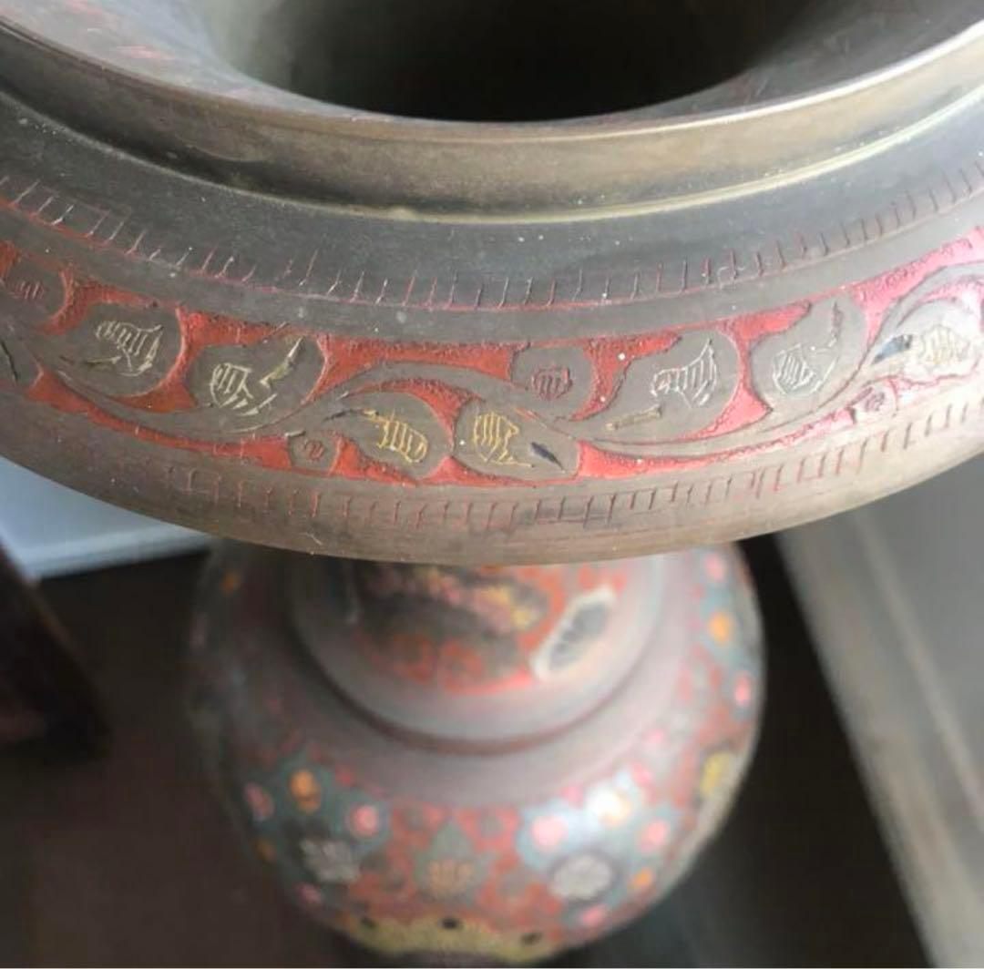 大壺　アジア　中近東　インド　エスニック 真鍮制