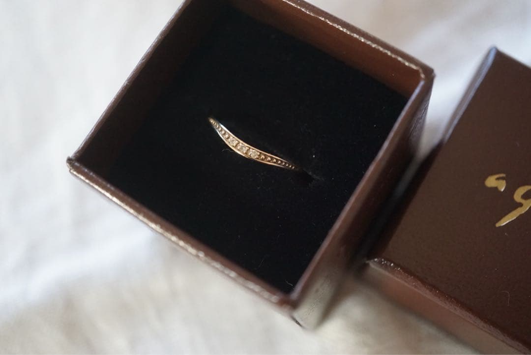 agete 5Kダイヤモンドリング