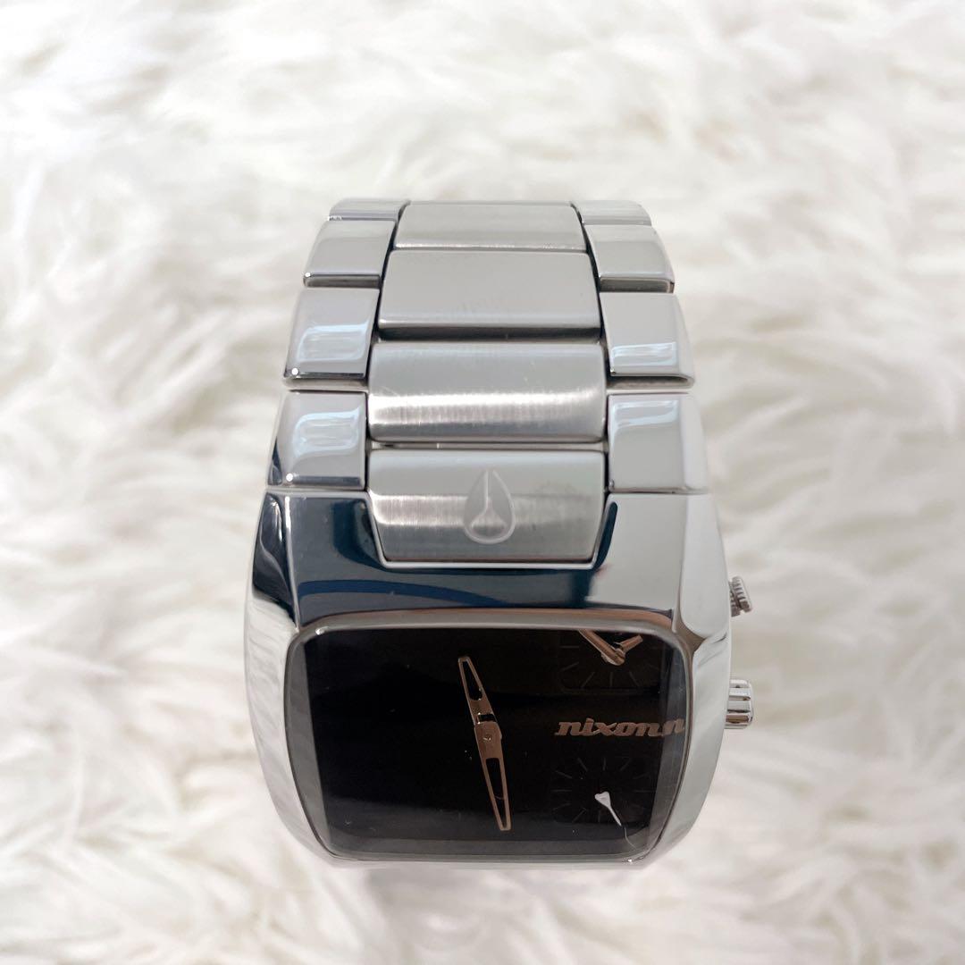 希少✨ 旧ロゴ　動作品 NIXON ニクソン クロノグラフ THE BANKS