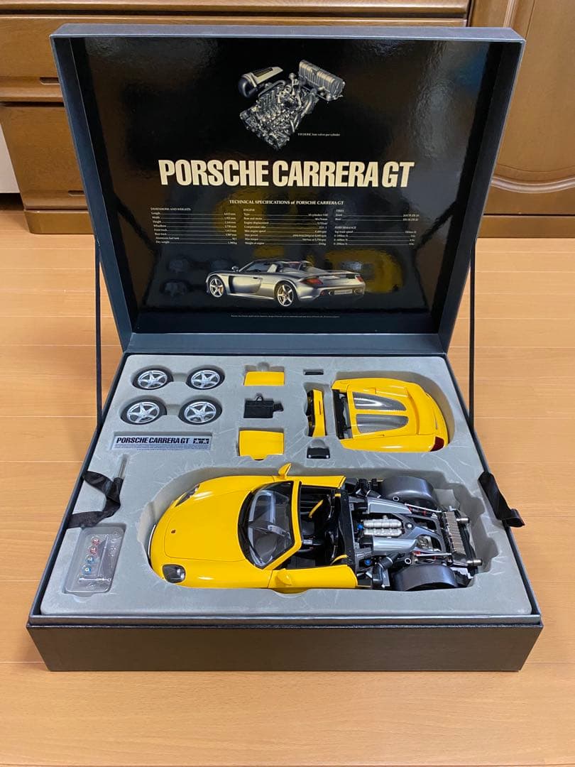【未組立・美品】タミヤ 1/12 ポルシェ カレラGT イエローバージョン