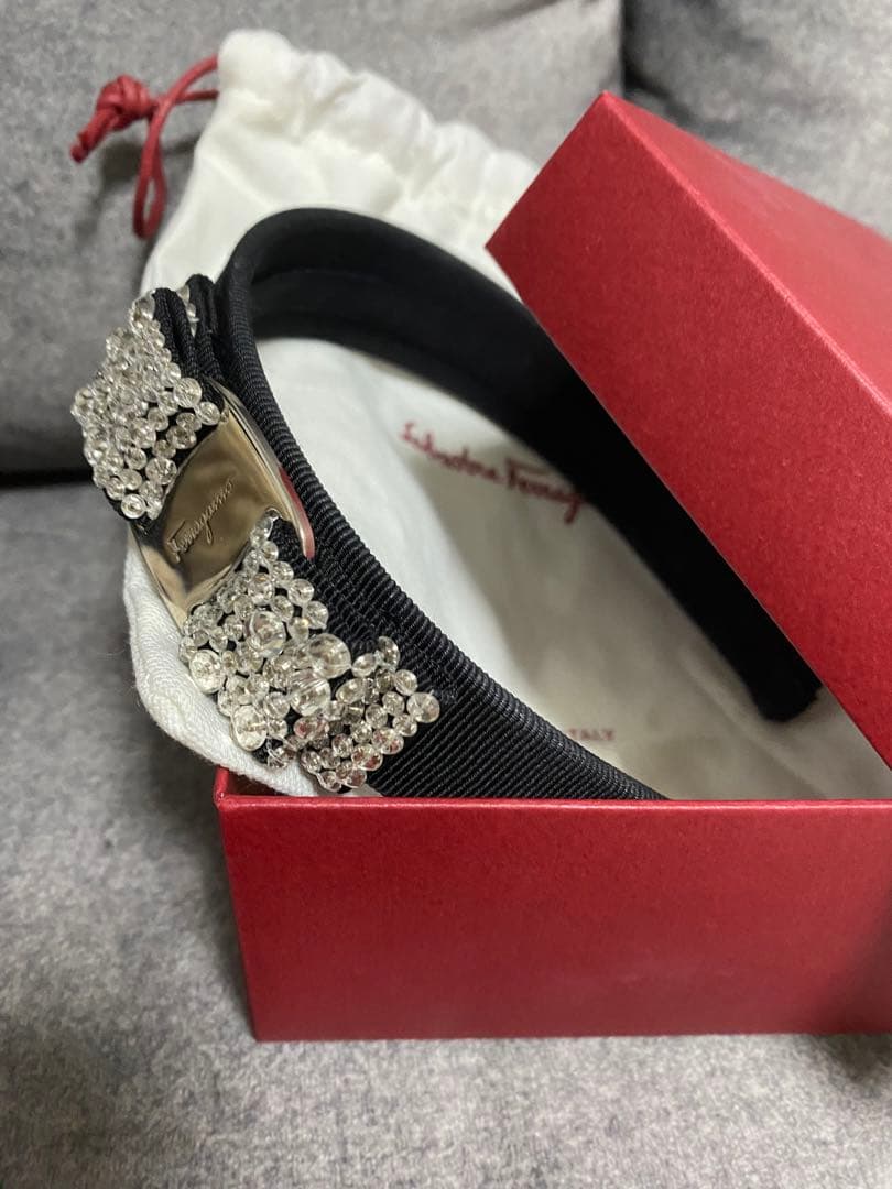 いちごタルトブラックヘアバンド値下げ可