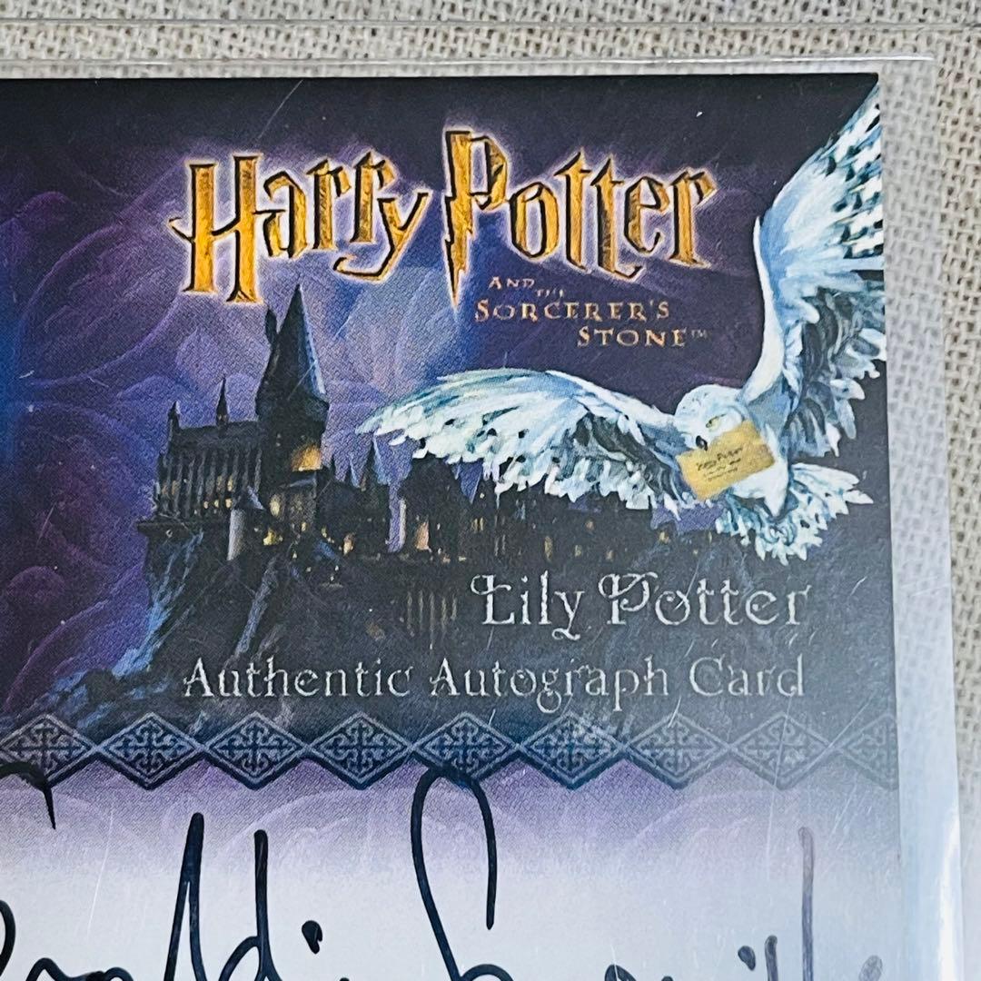 ハリーポッターと賢者の石　リリー・ポッター　サインカード