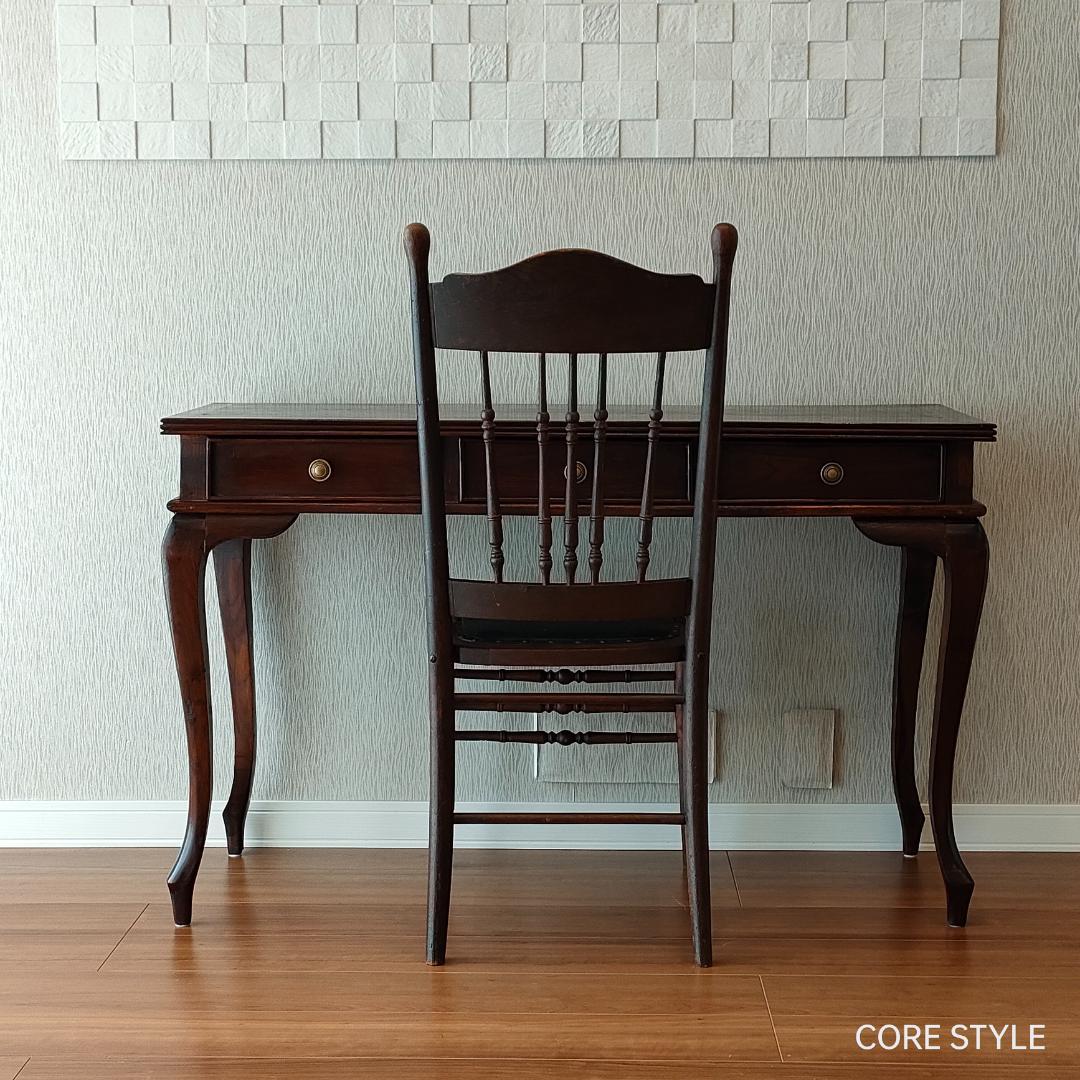 アンティーク　猫脚スクエアテーブル　コンソール　A86