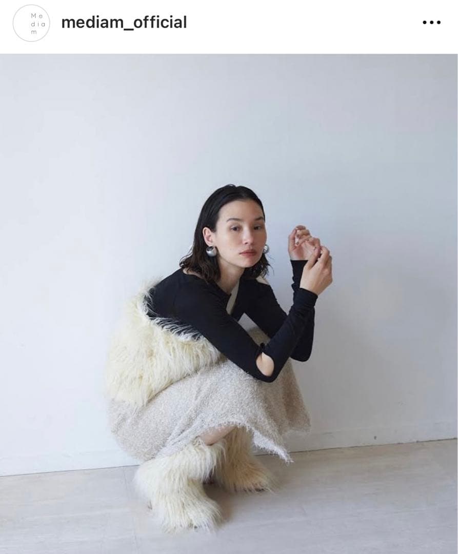 mediam ファー　ブーツカバー　レア★