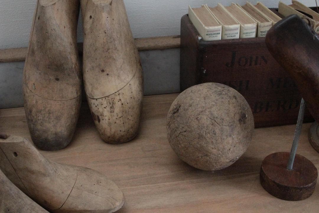 古い木球/フランスアンティーク