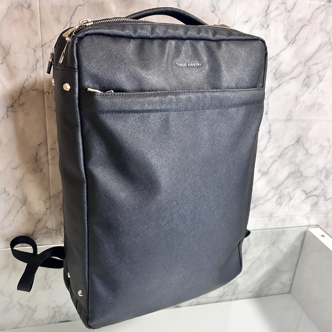 タケオキクチ 3way ビジネスバッグ リュック コーティング コーデュラ