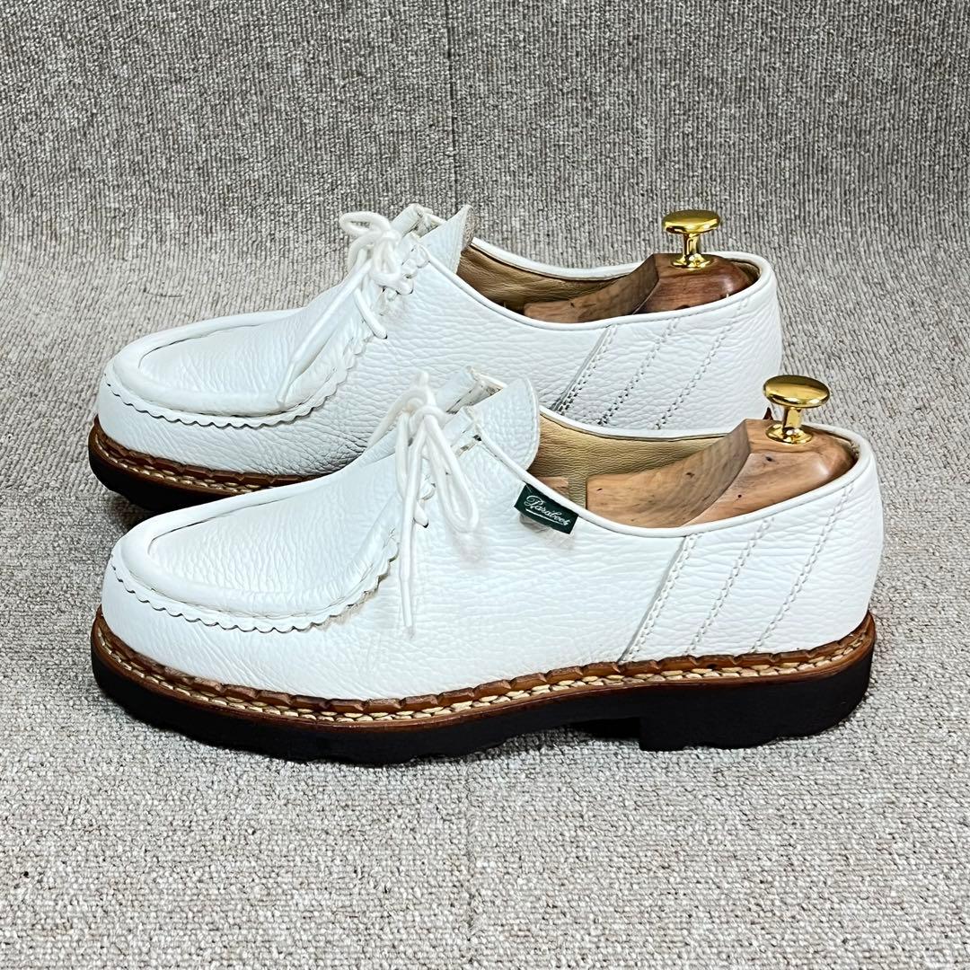 美品✨パラブーツ Paraboot ミカエル ホワイト シボ革 40