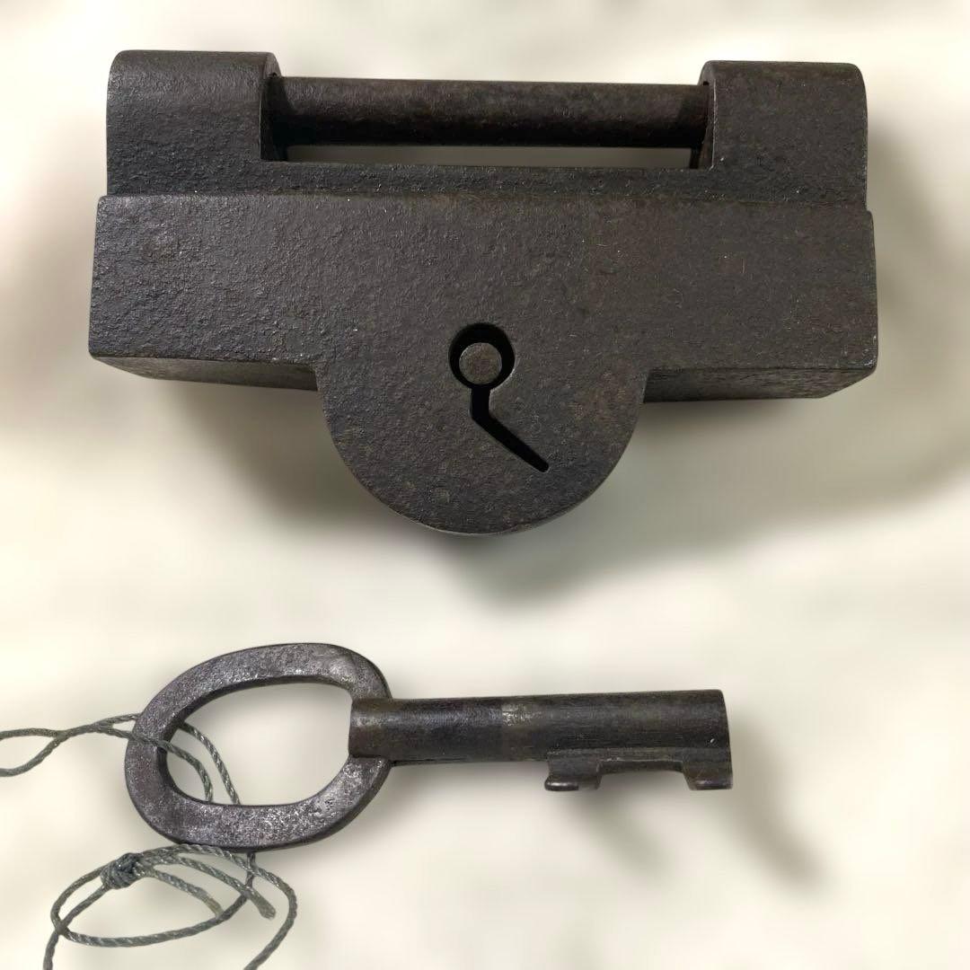 G-7 錠前　古鍵　古道具　アンティーク　美術品　工芸品　鉄製