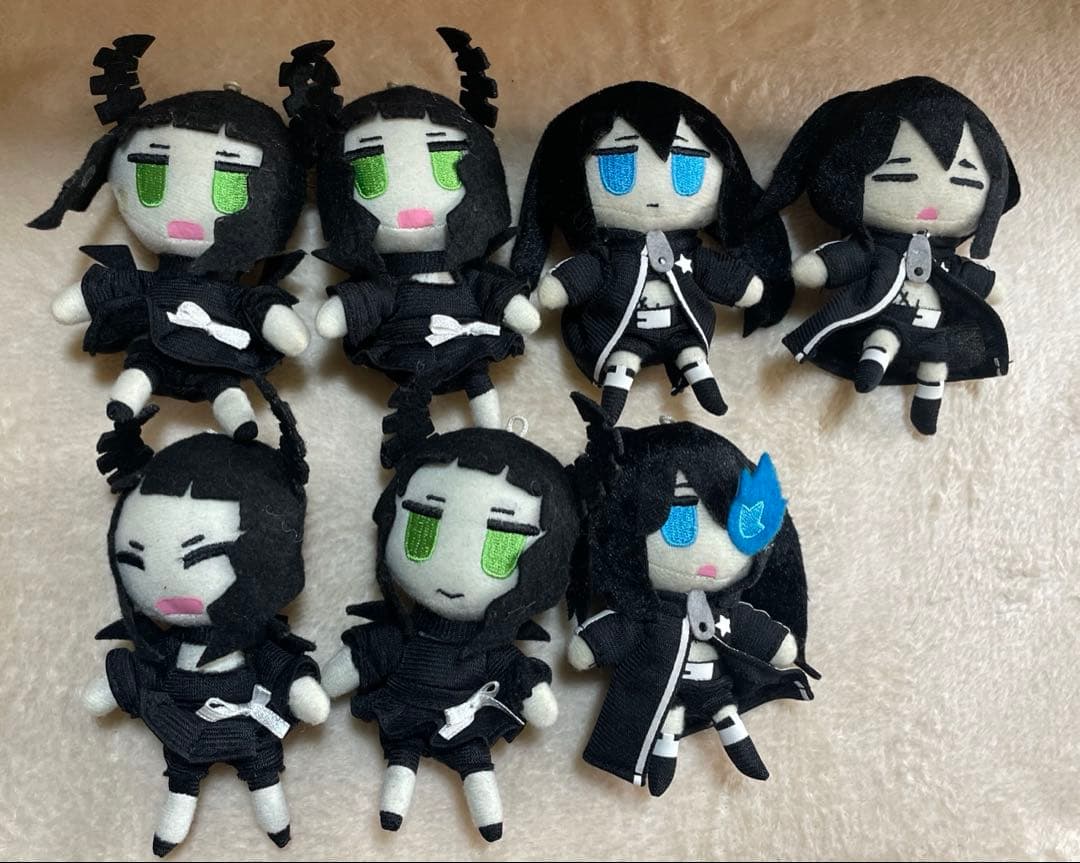 ブラックロックシューター マスコット 7個セット