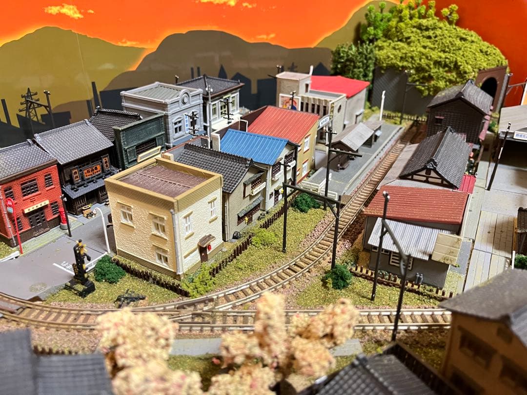 講談社　昭和の鉄道模型を作る　完成ジオラマ　オリジナル車両　パワーパック他