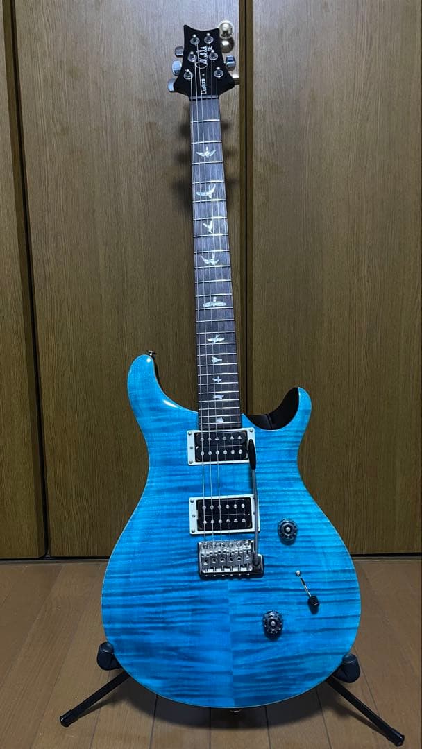 ギター PRS SE CUSTOM24 blue matteo