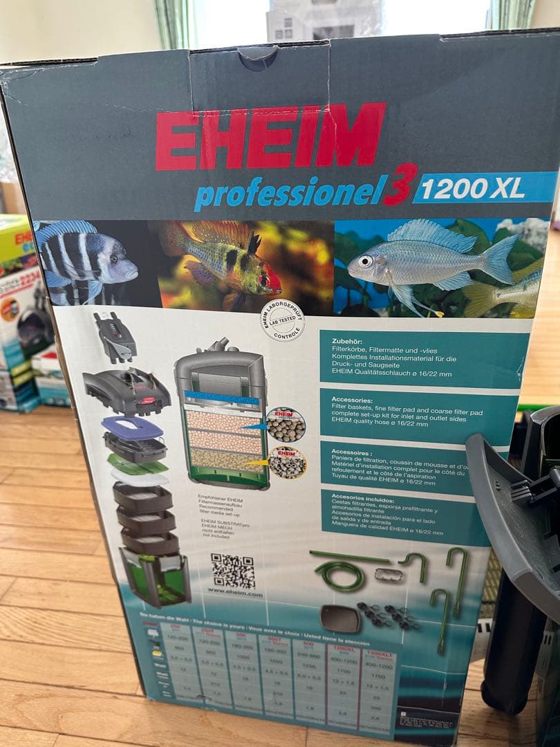【未使用】エーハイム プロフェッショナル 3 2080 外部フィルター 50Hz