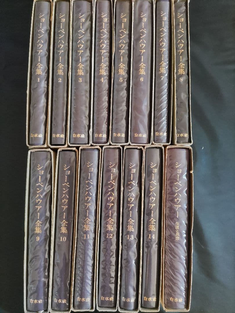 ショーペンハウアー全集 1-14巻、別巻1 、15巻セット/白水社