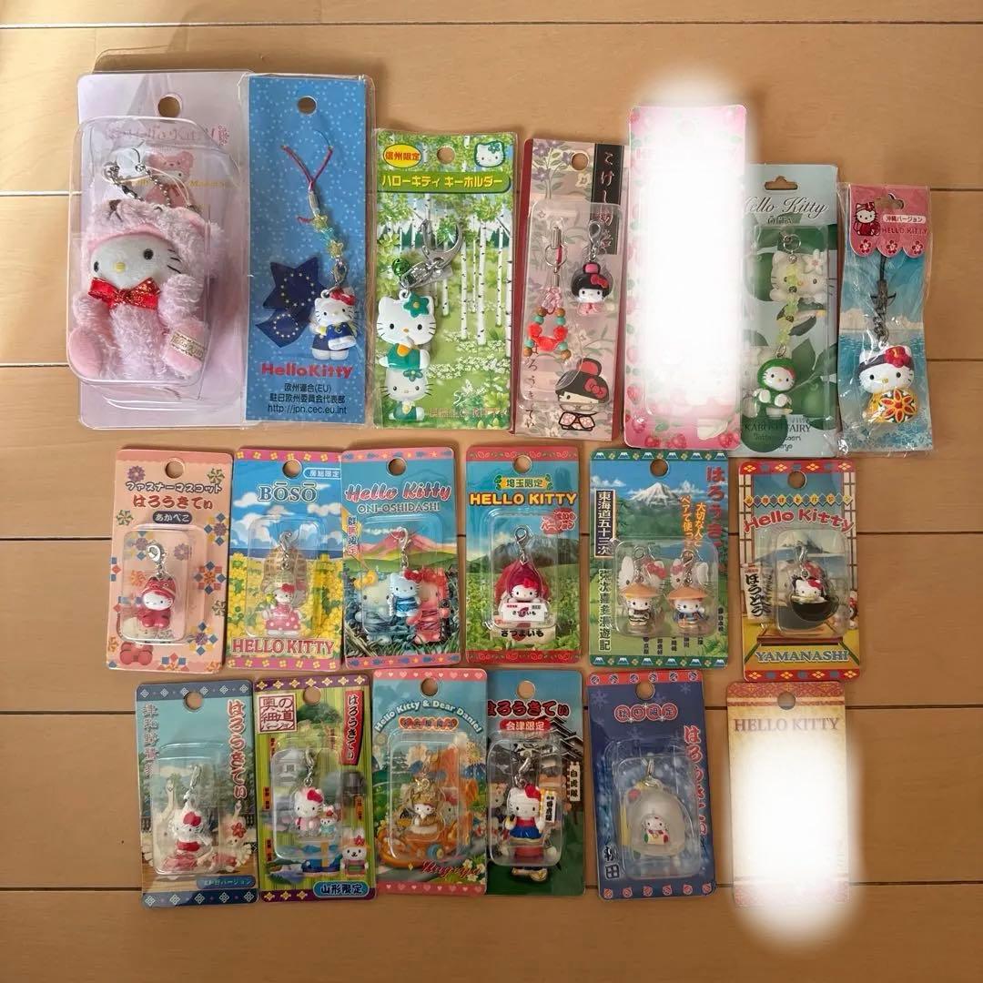 新品未使用 ハローキティ ご当地 キーホルダー 根付け サンリオ