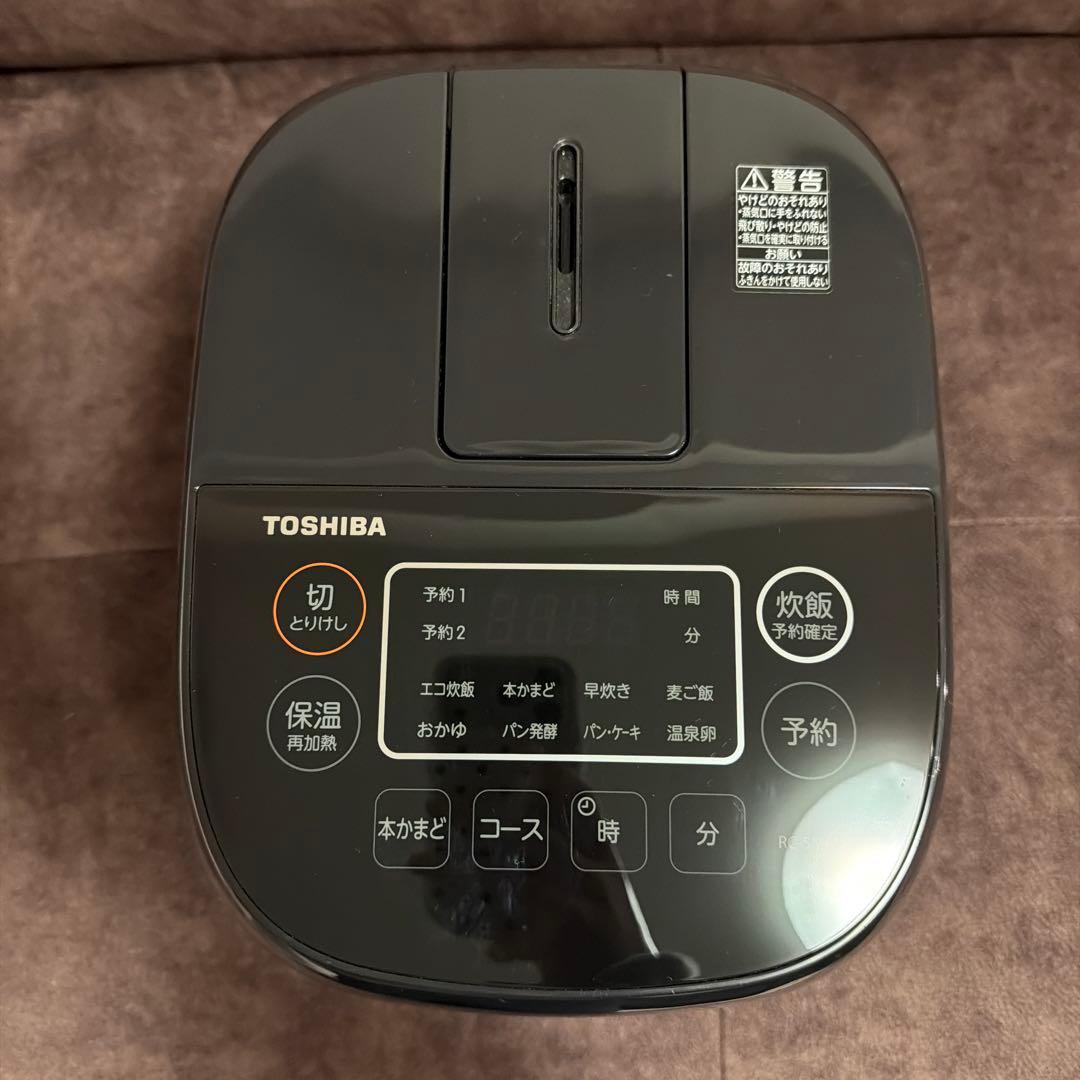 TOSHIBA東芝 RC-5MFM 炊飯器 ブラック