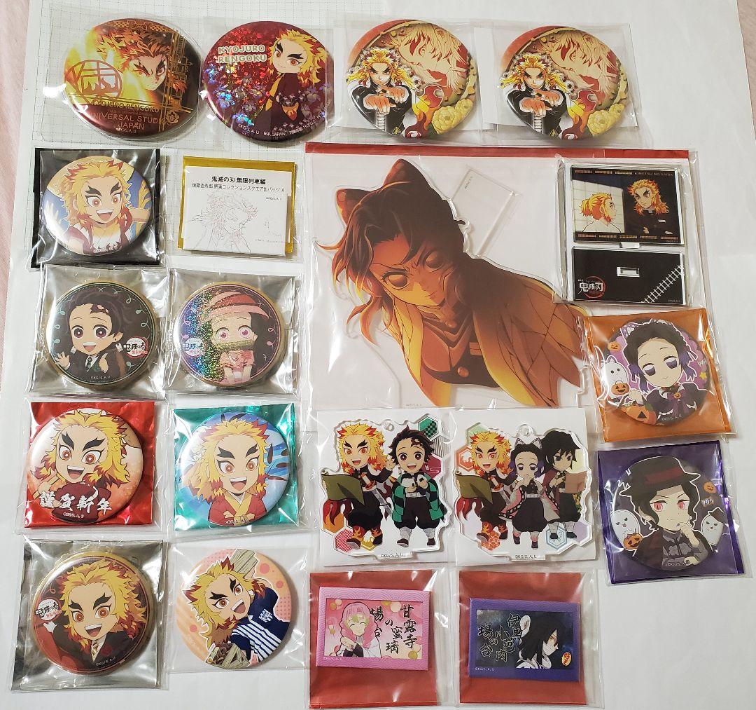 鬼滅の刃 ufotable 煉獄 しのぶ 缶バッジ アクリルスタンド