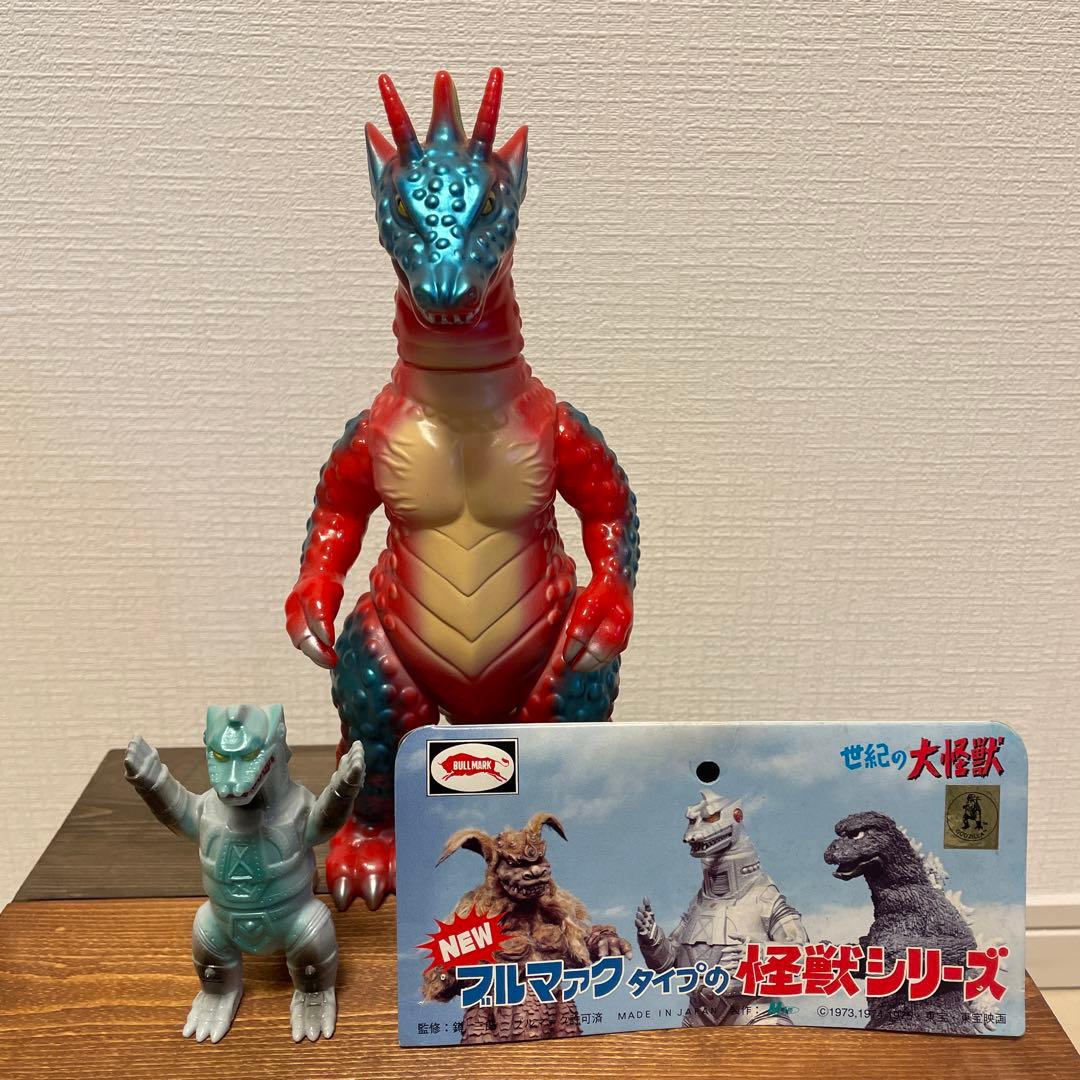 M1号　チタノザウルス　メカゴジラ　ソフビ