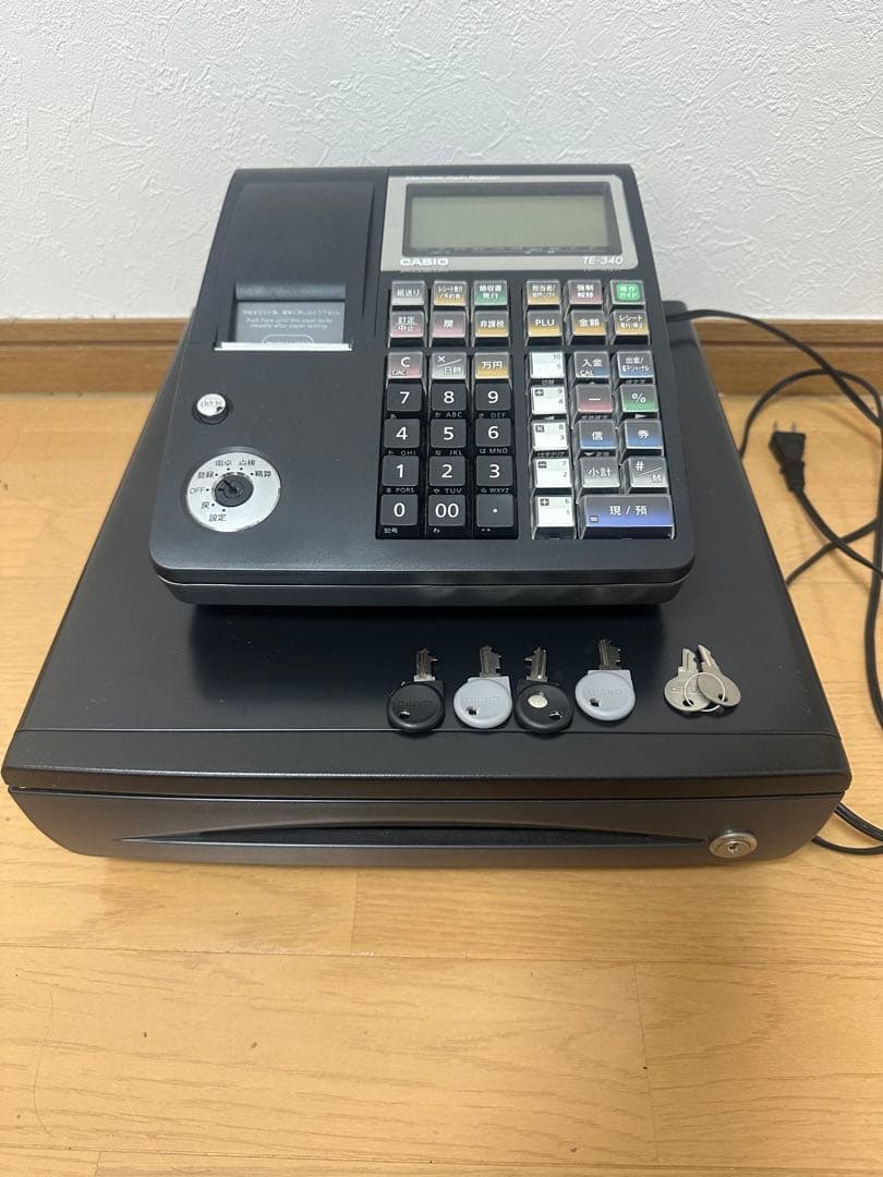 レジ　カシオ　TE340 CASIO ジャーナル付き　レジペーパー　レジスター