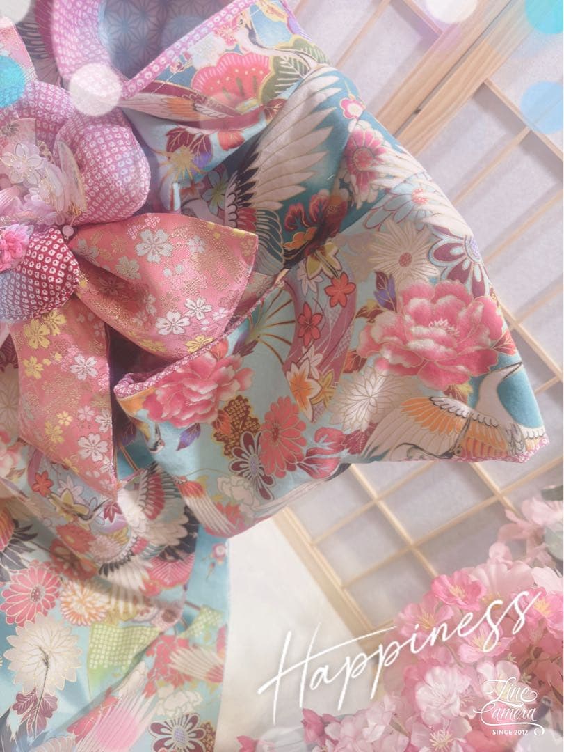 B392.pon2pan2☆オーダー☆犬お着物☆犬お引きずりお着物☆2ウェイ