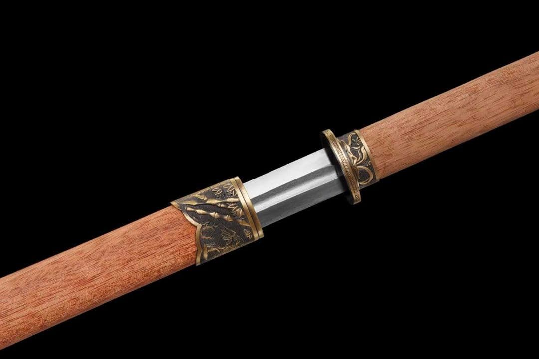 【全銅小剣】 古兵器 刀装具 日本刀　模造刀 居合刀 武士道 鑑賞用 美術刀