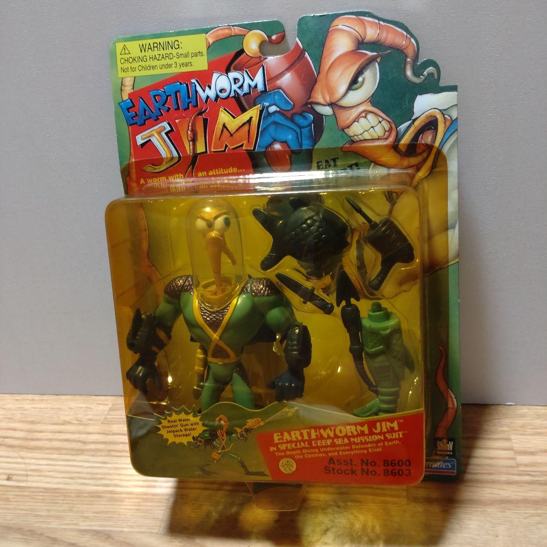 新品未開封アースワームジム4体セット☆コミックアニメ☆SFファンタジー