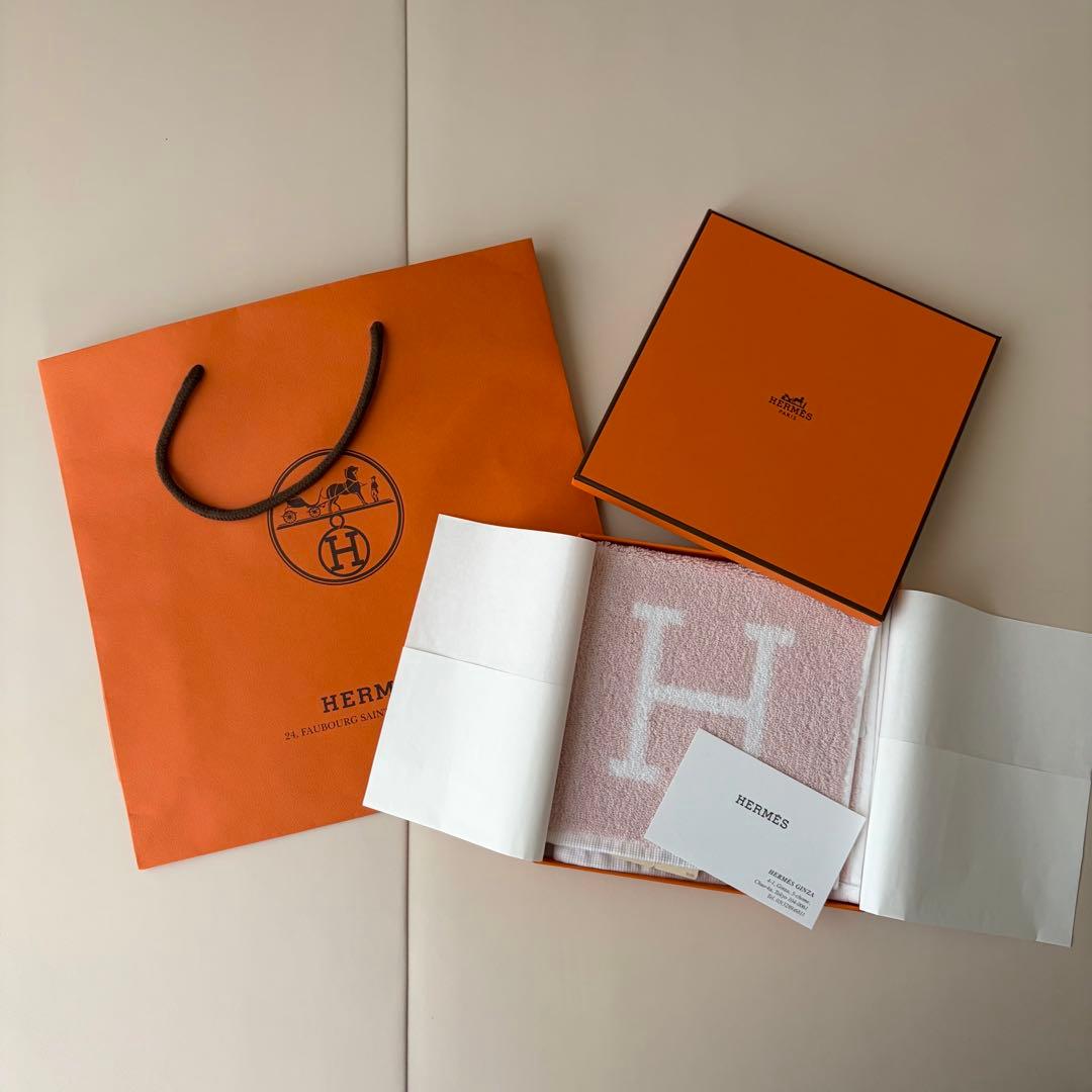 【新品未使用】HERMES ベビータオル