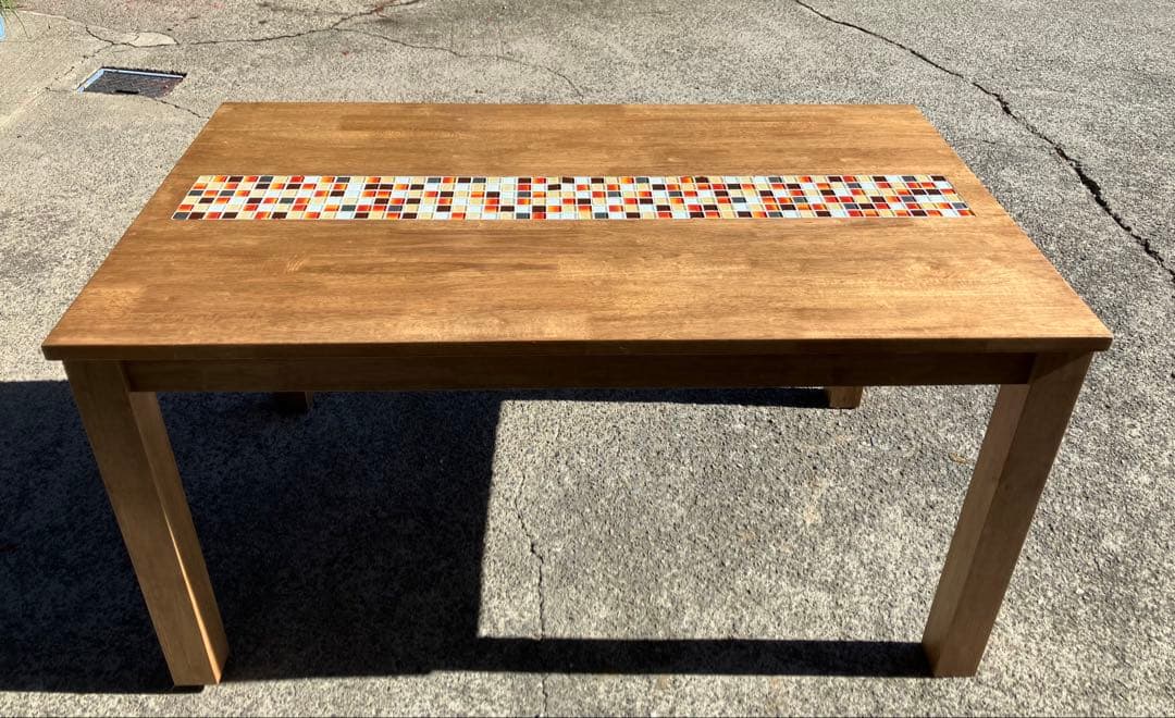 【junjun様】大川家具 TESTA ダイニングテーブル 1350