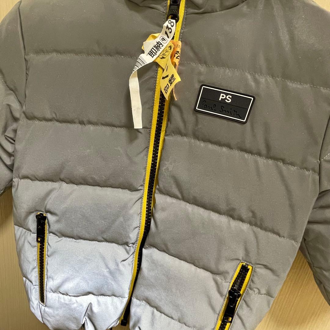 ポールスミス　ネオンゼブラリフレクターリバーシブルダウン90