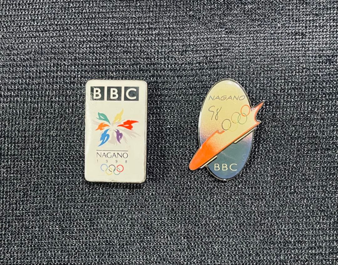 1998長野オリンピック ピンバッジ/BBC 2点