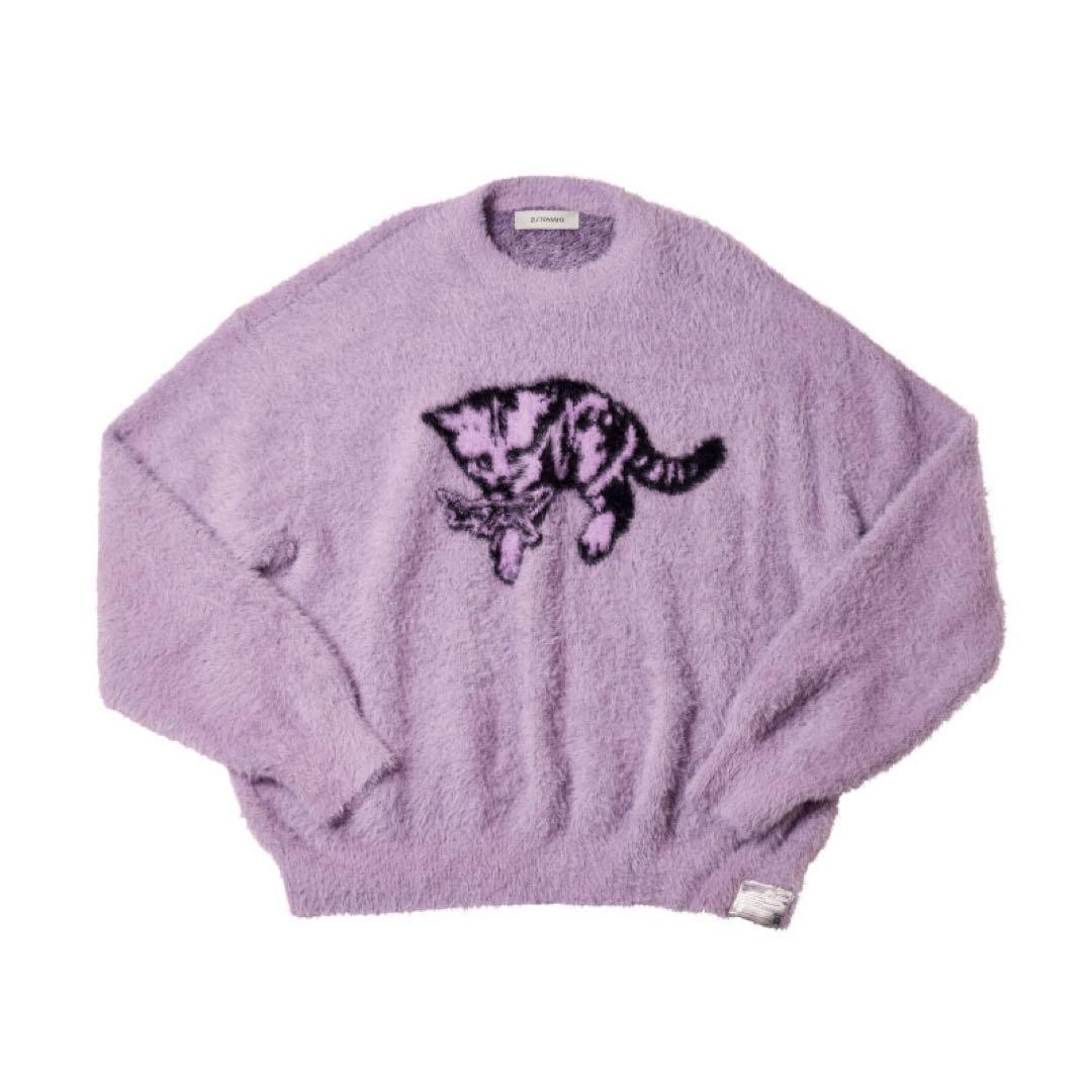 ミュージシャン SUNANEKO Mohair Touch Knit (Lavender) M