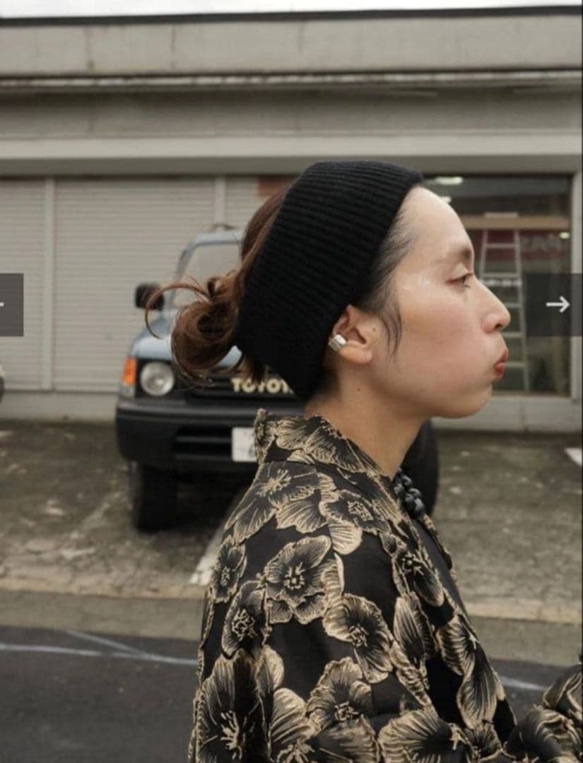 moontreeplanet ニットヘアバンド　ブラック