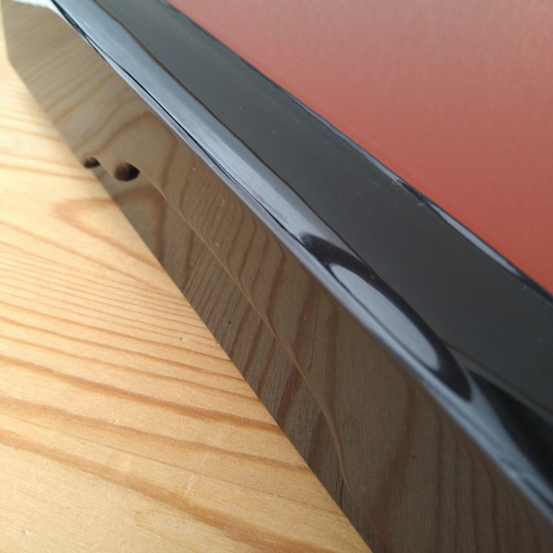 【新品未使用】目録箱 文箱 硯箱 朱塗