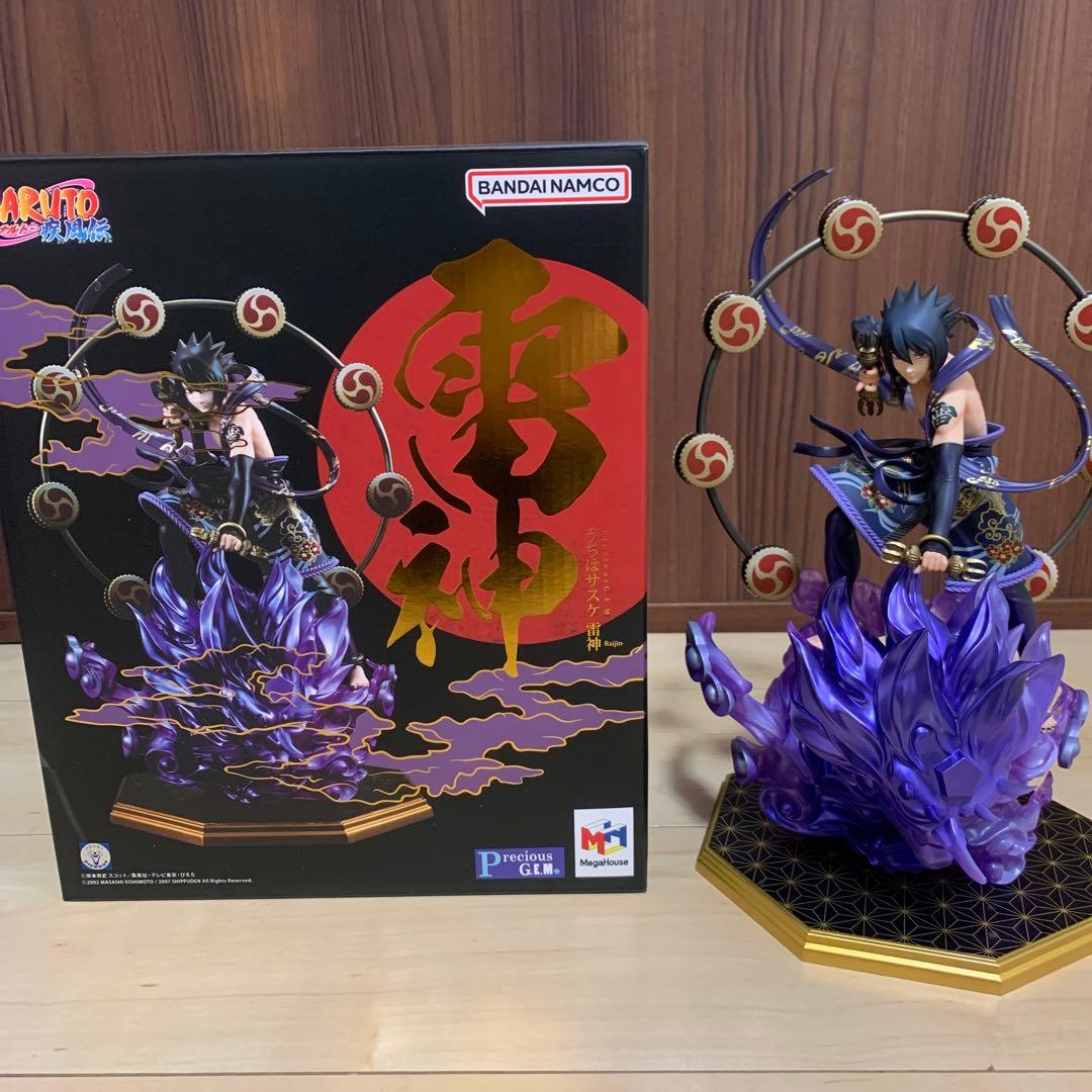 NARUTO G.E.M.シリーズ うちはサスケ 雷神 フィギュア