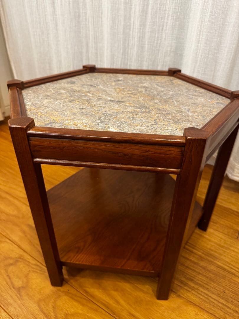 アクメファニチャー　ヘキサゴンテーブル　サイドテーブル