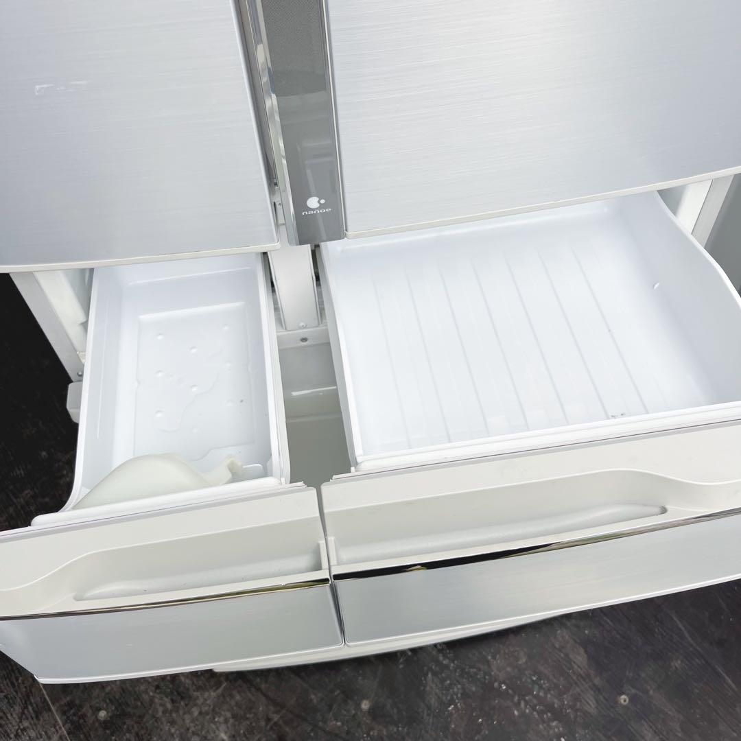 38取付無料！パナソニック自動製氷搭載！スタイリッシュシルバー6ドア冷蔵庫！