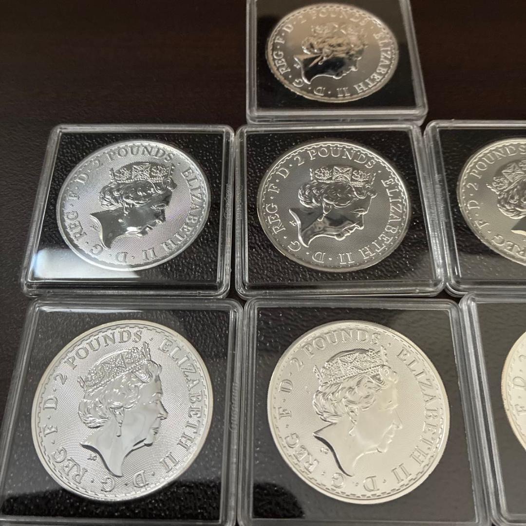 2021年　イギリス　ブリタニア銀貨 1オンス　10枚セット　ブリタニア