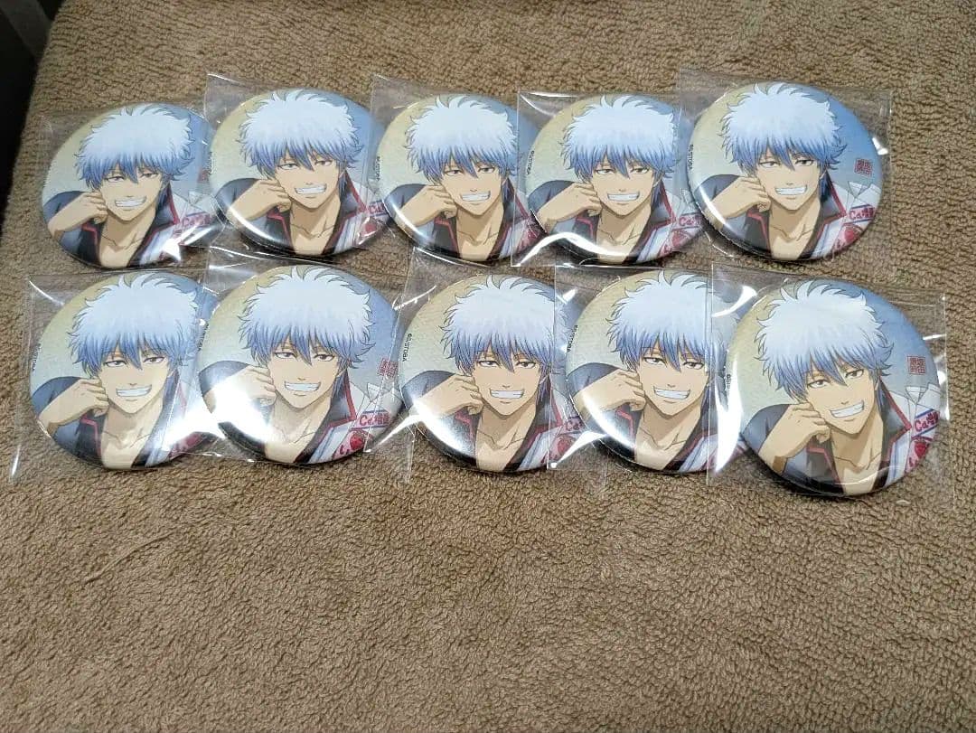 銀魂　缶バッジ　坂田銀時　一休み