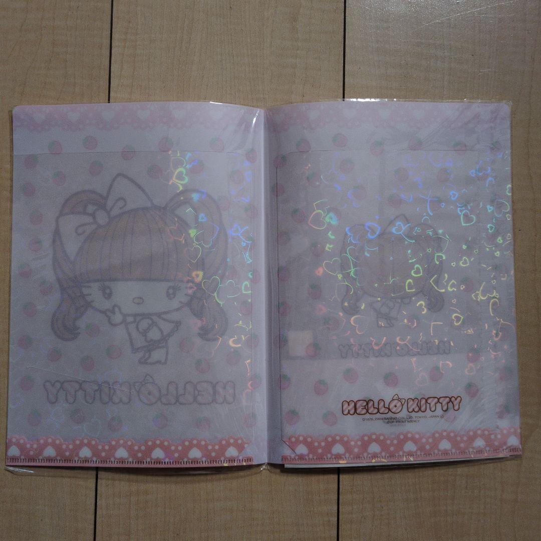 d*7様 ハローキティ×辻希美　Ａ5　2つ折りクリアファイル 2枚セット