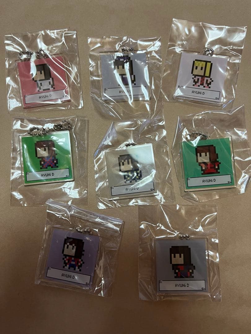 BiSH bye bye show for never ピクセルキーホルダー