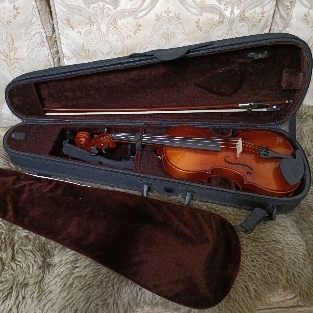 カルロジョルダーノ4/4 バイオリン本体 4弦 弓、ケース付き