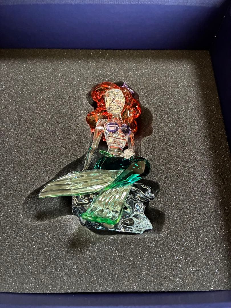 Swarovski 人魚のガラスフィギュア アリエル