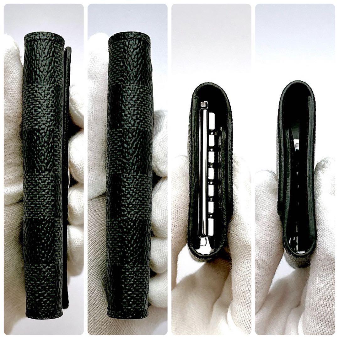 新品未使用　ルイヴィトン　ミュルティクレ　キーケース　ダミエ　グラフィット　黒