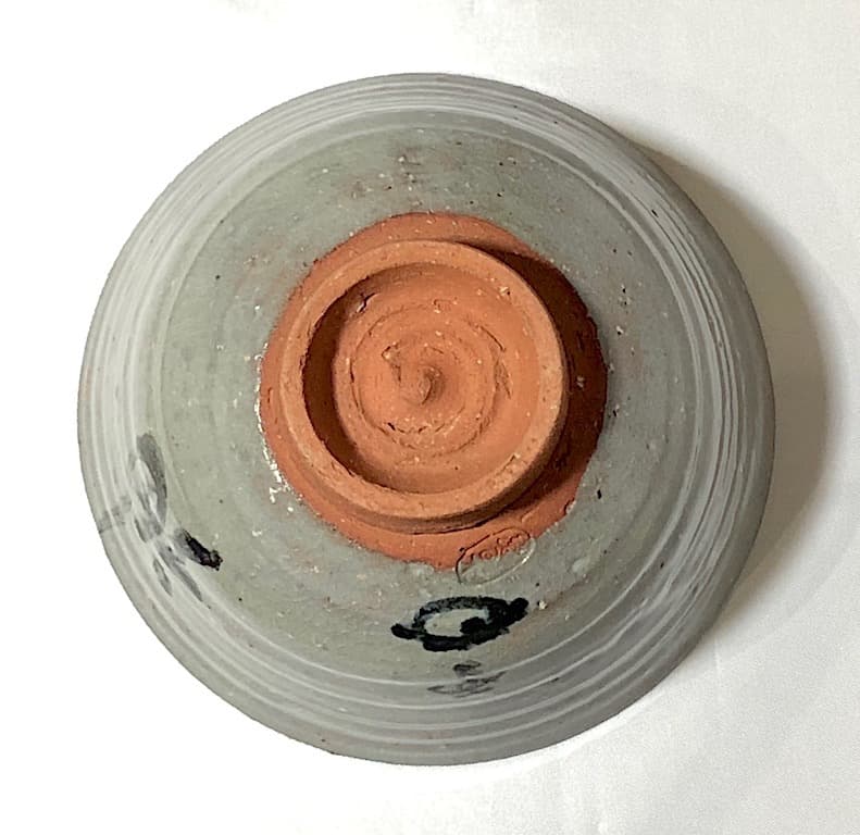 大徳寺派　雪窓宗甫 老師 御筆「龍」 大亀老師 添書　窯：宮川香雲　無傷　共箱。