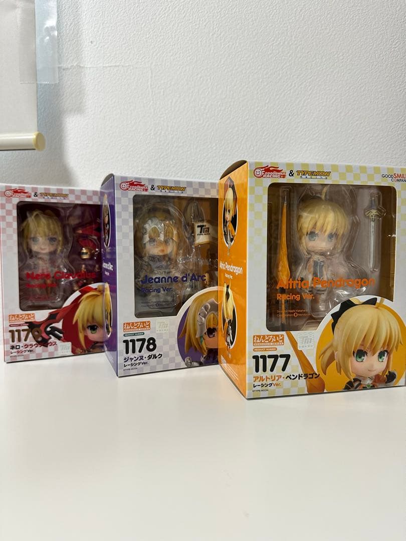 【未開封】 ねんどろいど FGO レーシングver. アルトリア/ジャンヌ/ネロ
